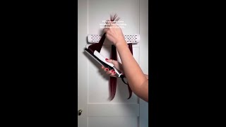 advanced flat iron styling techniques ❤️ [upl. by Ahtelat965]