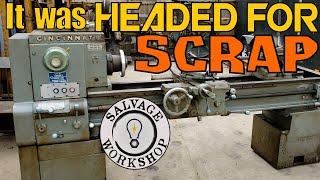 Can we SAVE this BROKEN Lathe  MAJOR Issues found  Will it Ever CUT again [upl. by Rehttam312]