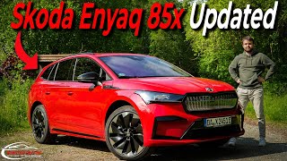 Skoda Enyaq 85x 2024  A Much Needed Update For the Enyaq [upl. by Anuat]