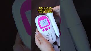 Women Pregnant Fetal Doppler Baby Heart Rate Monitoring [upl. by Hymen]