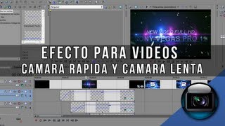 Sony vegas Como acelerar y alentar vídeo cámara rápida y cámara lenta Tutorial [upl. by Rodolph]