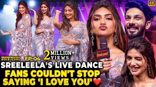 Sreeleelas 440Volt Dance Moves⚡💖Fans get ELECTRIC ZAPS Kurchi Madathapetti Hypnotizing Performance [upl. by Adnolrehs]