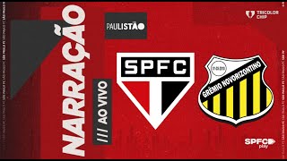 PAULISTÃO 2024  SÃO PAULO X NOVORIZONTINO  SPFC PLAY [upl. by Wilkins]