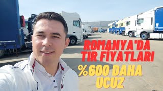 Romanyada Tır Fiyatları 2023  Avrupada Tır fiyatları  daf mantrucks mercedestruck scania [upl. by Anaujd]