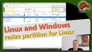 Linux and Windows dual boot – resize partitions with GParted [upl. by Aja]