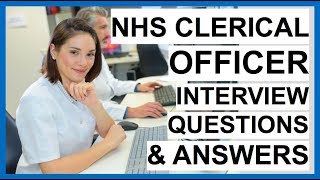 NHS Clerical Officer Interview Questions And Answers PASS your NHS Interview [upl. by Pike]