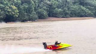 Kapit powerboat race 2024 30HP 2Cyl Race 1 [upl. by Maye966]