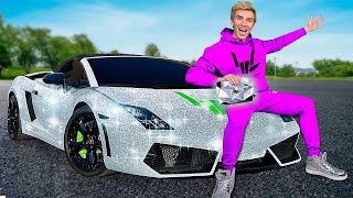 My NEW Diamond Lamborghini reveal [upl. by Behnken]