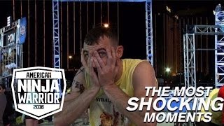 The Most Shocking Moments of Season 8  American Ninja Warrior [upl. by Axel]