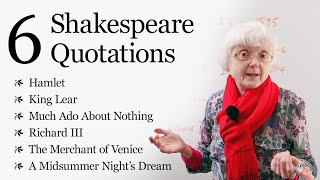 6 Famous Quotations from Shakespeare [upl. by Norat]