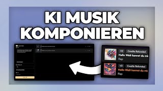 KI Musik erstellen  komponieren kostenlos  Künstliche Intelligenz Tutorial [upl. by Gracye]