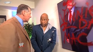 Mr McMahon discovers a spray painted poster of himself [upl. by Wait]