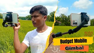 Best Budget Smartphone Gimbal  Q08 Mobile Gimbal Review [upl. by Enalahs]