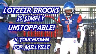 Millville 40 Mainland 7  West Jersey Football League  Alabama Commit Lotzeir Brooks GOES OFF [upl. by Halle]