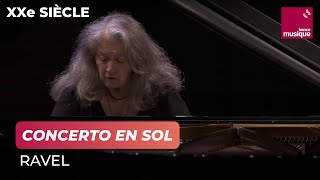 Ravel  Concerto en sol Martha Argerich  Orchestre national de France  Emmanuel Krivine [upl. by Aicyle6]