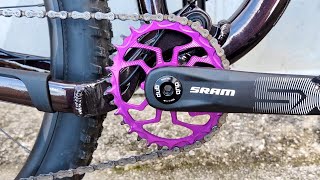 Alugear oval chainrings for sram 1x12 transmission [upl. by Innep308]