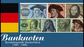 Banknoten der Bundesrepublik Deutschland von 1960  1995 [upl. by Keener]