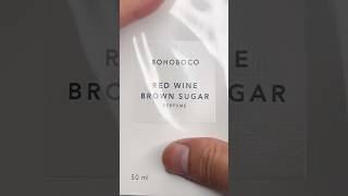 Red wine brown sugar de Bohoboco perfume fragrance [upl. by Airdnal]