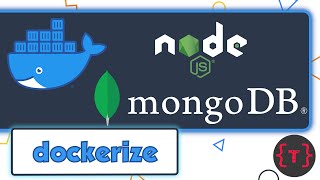 How to dockerize NodeJS and MongoDB application using dockercompose [upl. by Amlev]