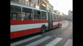 Der OBus in UstinL  Trolejbus v Ústí nad Labem 1618032012 [upl. by Sonahpets]