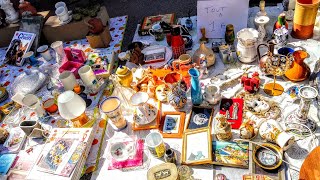 CÔTE DAZUR 🇫🇷 NICE NIKAÏA VIDE GRENIER FLEA MARKET BROCANTE 1€ SUPER DEAL FOR ALMOST EVERYTHING 😘 [upl. by Aicemed475]