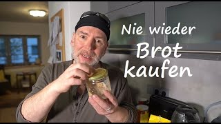 ✅Sauerteig Anstellgut herstellen  Für Brötchen oder Brot selber machen  Für Roggenbrot ansetzen [upl. by Adnhoj]