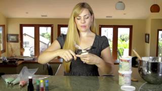 Decorating Cookies Using Canned Icing  Making Cookies [upl. by Daisi]