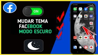 Como ativar o modo escuro na conta mais recente do Facebook [upl. by Obaza956]