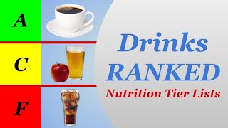 Nutrition Tier Lists Drinks [upl. by Skilken]