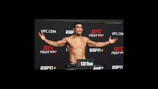 Paulo Costa MAKES WEIGHT at 2045 pounds for UFC Fight Night 196  shorts [upl. by Lehman630]