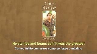 Chico Buarque  Construção Construction  English subtitles [upl. by Jenilee]