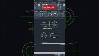 Autocad 1st angle projection drawing  Cad by Ankit  autocad [upl. by Cristoforo]