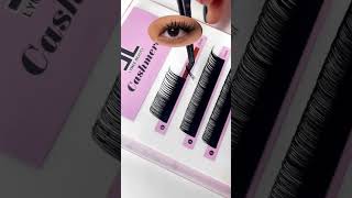 Wispy Lash Set Tutorial 😍 lashing lashextensions lasheseyelashextensions eyelashes lashartist [upl. by Ninazan]