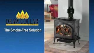 Draw Collar Improves Wood Stove Chimney [upl. by Loferski]