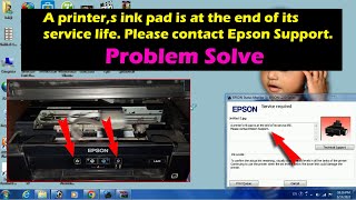 Epson l220 ink pad is at the end of its service life  L210 L220  l360  L380 camera settings [upl. by Navek]