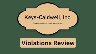 Welcome to the Website  Violations Review [upl. by Odysseus334]