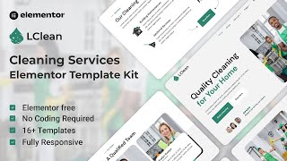 How to Create a Cleaning Services Website Using Elementor FREE [upl. by Ronda]