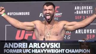 UFC Fight Night 93 ceremonial weighins highlight [upl. by Stout]