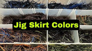 How To Select The Correct Jig Skirt Color [upl. by Nihs]