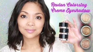 Revlon Colorstay Creme Eyeshadow  Spend it or Save It [upl. by Emlen508]