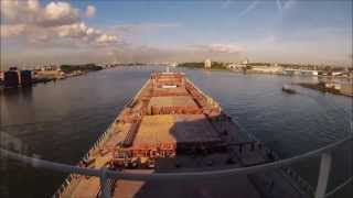 Time Lapse Port of Rotterdam mv Elena VE [upl. by Harrietta826]