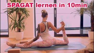 Spagat Tutorial  Spagat lernen in 10 min mit diesen Übungen  How to split fast [upl. by Warrin839]