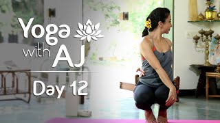 Yoga For Beginners  Twisting Poses For Detoxification  Day 12  Yoga With AJ  Morning Routine [upl. by Ykcul]