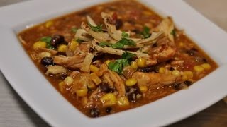 Quick and Easy Chicken Tortilla Soup Recipe [upl. by Lodovico]