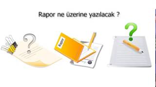 Rapor Yazma Teknikleri [upl. by Kerekes]