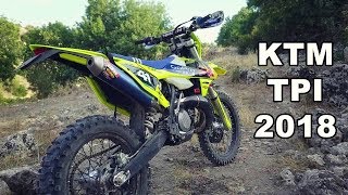 KTM TPI 2018  Fuel Injected 2 Stroke is HERE [upl. by Alliuqat]