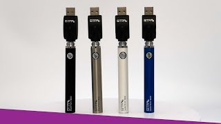 STR8 Switch 900 mAh Evod Vape Battery with Smart Charger  360 View [upl. by Eirrol772]