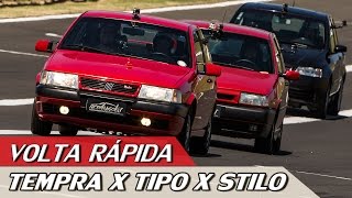 FIAT TEMPRA TURBO X TIPO SEDICIVALVOLE X STILO ABARTH  VR C RUBENS BARRICHELLO 85  ACELERADOS [upl. by Molahs285]