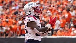 Rhamondre Stevenson  Week 1 Highlights  New England Patriots  Cincinnati Bengals  NFL 2024 [upl. by Adelric]