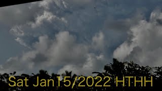 Tonga Volcanic Eruption as seen from Tonga 73 Kilometers Away [upl. by Ettenirt283]